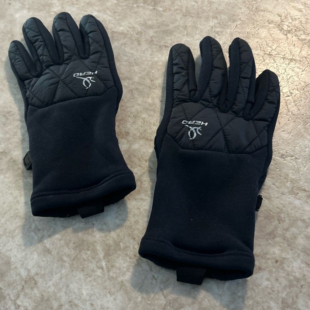 HEAD Black Winter Gloves